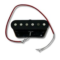 Captador Guitarra Tele Single Ponte Alnico V Preto Hook Captador Guitarra Tele Single Ponte Alnico V Preto Hook
