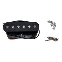 Captador Guitarra Tele Single Ponte Cerâmico Preto Hook Captador Guitarra Tele Single Ponte Cerâmico Preto Hook