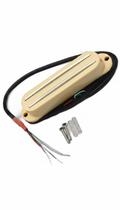Captador Mini Humbucker Dual Rail Creme 4 Fios