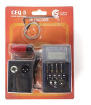 Captador Violão Custom Sound Ceq-5 Equalizador 4 Bandas
