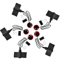 Captadores de microfone de contato piezoelétrico TIMESETL para guitarra, 5 unidades Captadores de microfone de contato piezoelétrico TIMESETL para guitarra, 5 unidades
