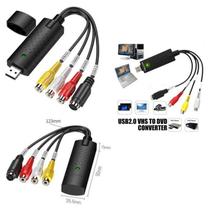 Captura de vídeo USB RCA para USB 2.0 para vídeo e áudio VHS