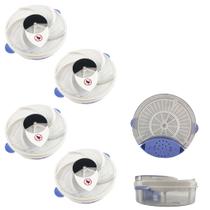 Captura Prende Moscas Kit 4 Uni Captura Insetos Varejeira Mosquito Pernilongos USB Gaiola Reutilzavel Portatil