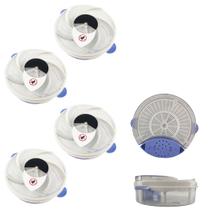 Capturador de Moscas Kit 4 Uni Captura Insetos Varejeira Mosquito Pernilongos USB Gaiola Portatil Reutilzavel