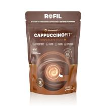 Capuccino Fit Elemento Puro com Whey e Colágeno sabor Chocolate Belga Refil 600g