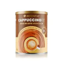Capuccino Fit Elemento Puro com Whey e Colágeno sabor Doce de Leite Lata 200g