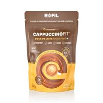 Capuccino Fit Elemento Puro com Whey e Colágeno sabor Doce de Leite Refil 600g