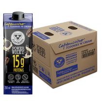 Capuccino Power Whey sabor Cookies'n Cream 250ml - Kit com 12 unidades Capuccino Power Whey sabor Cookies'n Cream 250ml - Kit com 12 unidades