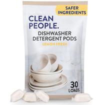 Cápulas para máquina de lavar louça The Clean People Cuts Grease Lemon, pacote com 30