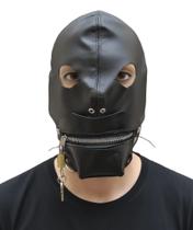 Capuz com coleira BO018 Couro Legítimo