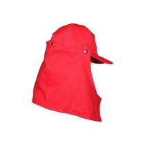 CAPUZ TOUCA ARABE VERMELHO C/ tiras autocolantes INDART