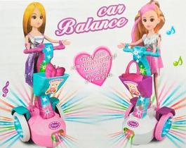 Car Balance Boneca Meninas No Hoverboard Musical Equilibrado - Futuro Kids