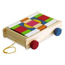 Car blocos coloridos 20 peças - wood toys - 51