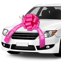 Car Bow WILLBOND Happy Birthday Sweet 16 com fita de 6 m