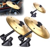 Car Cymbal Air Vent, pacote com 2 Suacopzar dourados para amantes da música Car Cymbal Air Vent, pacote com 2 Suacopzar dourados para amantes da música