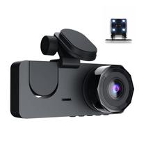 Car Dashcam Feiniao 1080P DVR com tela de 2,5 cm e câmera traseira