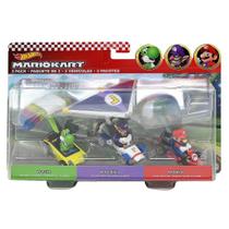 Car Hot Wheels Mario Kart 3pack Glider 9045 Car Hot Wheels Mario Kart 3pack Glider 9045