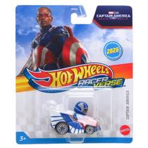 Car Hot Wheels Racer Verse Cap America Sam Wilson 5191 Car Hot Wheels Racer Verse Cap America Sam Wilson 5191