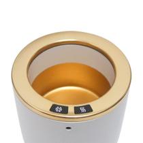 Car Smart Cup SAILINGFLO Heating Cooling 140 ml branco/dourado Car Smart Cup SAILINGFLO Heating Cooling 140 ml branco/dourado