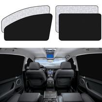 Car Window Sun Shades Covers ZATOOTO Magnetic, 4 unidades, pretas