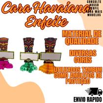 Cara Havaiana Enfeite Decoraçao Coloridos