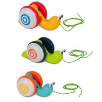 Caracol Brinquedo Interativo Infantil de Puxar C/ Música e Luzes Estica e Encolhe - Zoop - Zoop Toys
