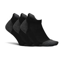 Características: 3 pares de meias de tornozelo Elite Max Cushion No Show