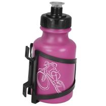 Caramanhola Infantil Plast. C/suporte 300ml Rosa