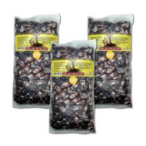 Caramelo de chocolate diet toffee embalagem 1kg hué - kit 3 unidades