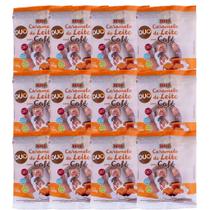 Caramelo de leite diet duo com cafe pacote 100g hué - kit 12 unidades Caramelo de leite diet duo com cafe pacote 100g hué - kit 12 unidades