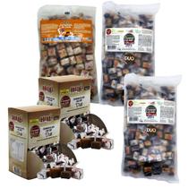 Caramelo duo de chocolate 2kg 2 display duo de cafe 1,4kg e caramelo de leite 1kg hue - kit 5 unidades