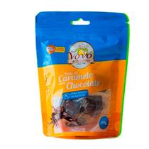 Caramelo zero com chocolate 60g zero açucar doces vovó Caramelo zero com chocolate 60g zero açucar doces vovó