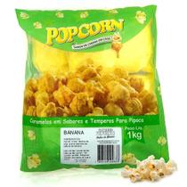 Caramelos Para Pipoca Doce - Sabor Banana - Pacote 1Kg