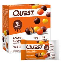 Caramelos recubiertos Quest Nutrition con mantequilla de maní, paquete de 4 Caramelos recubiertos Quest Nutrition con mantequilla de maní, paquete de 4
