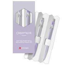 Caran dAche - Kit Caneta + Lapiseira Caran dAche Blooming Lavender Caran dAche - Kit Caneta + Lapiseira Caran dAche Blooming Lavender