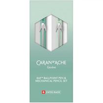 Caran dAche - Kit Caneta + Lapiseira Caran dAche Misty Forest Caran dAche - Kit Caneta + Lapiseira Caran dAche Misty Forest