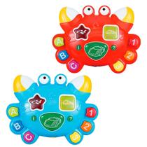 Caranguejo Baby Educativo com Luz, Som e Atividades Interativas - Infantil +18 Meses Caranguejo Baby Educativo com Luz, Som e Atividades Interativas - Infantil +18 Meses