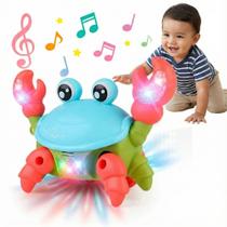 Caranguejo Brinquedo Infantil Musical com Luzes e Som Brinquedo Dançante e Interativo Bebês Estimula Coordenação e Desenvolvimento Sensorial Kizumba Caranguejo Brinquedo Infantil Musical com Luzes e Som Brinquedo Dançante e Interativo Bebês Estimula Coordenação e Desenvolvimento Sensorial Kizumba