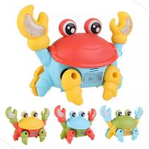 Caranguejo Fujão Bebê Brinquedo Interativo Infantil Musica