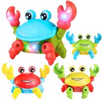 Caranguejo Fujão de Brinquedo Musical Com Luz Som e Movimento