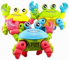 Caranguejo Interativo Fujão Musical Luz Sortidos Infantil