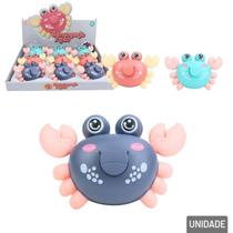 Caranguejo Plástico 8cm Movido à Fricção Color - Tudo em Caixa