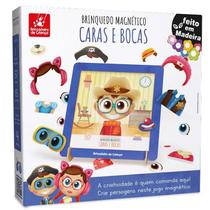 Caras e bocas - brinquedo magnético educativo