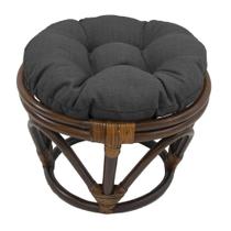 Caravana Internacional Otomana Bali Papasan Rattan Cool Grey Caravana Internacional Otomana Bali Papasan Rattan Cool Grey