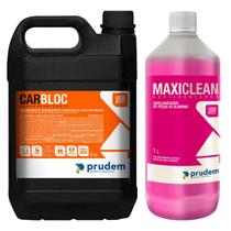 Carbloc Descarbonizante 5L + MaxiClean Abrilhantador 1L Carbloc Descarbonizante 5L + MaxiClean Abrilhantador 1L