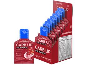 Carboidrato Probiótica Carb Up Gel Black 10 Sachês 30g Morango