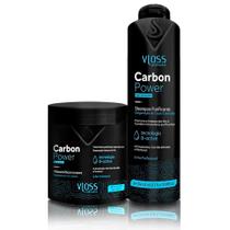 Carbon Power Shampoo + Máscara, Carvão Ativo E Aminoácidos - Vloss