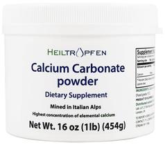 Carbonato de Cálcio Heiltropfen Pó Suplemento 454 g Carbonato de Cálcio Heiltropfen Pó Suplemento 454 g