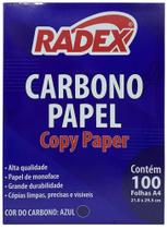 Carbono Azul A4 Radex PCT C/100 Folhas Carbono Azul A4 Radex PCT C/100 Folhas