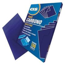 Carbono Dupla Face Azul Cis 100 Folhas